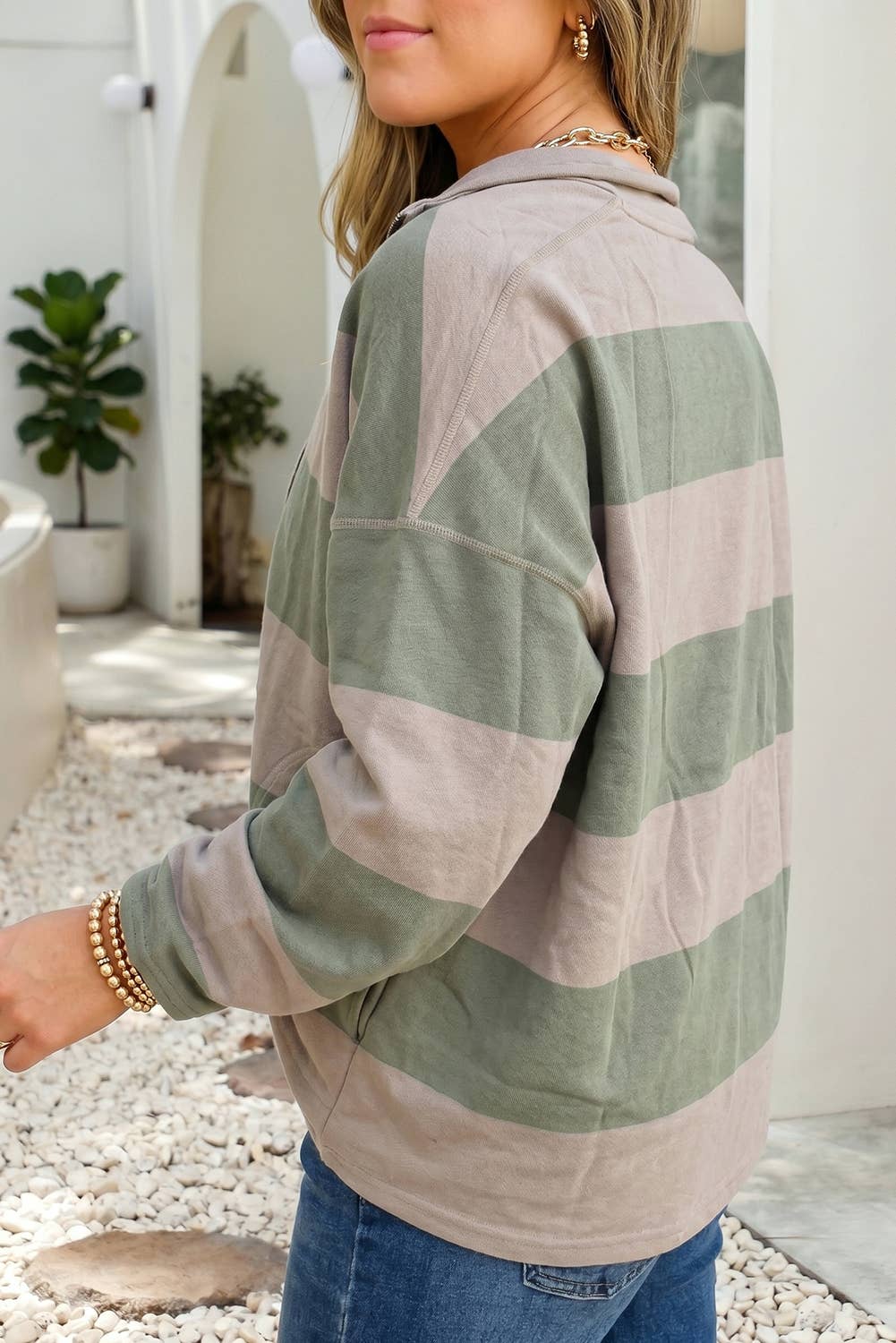 Sage and Sand Half Zip