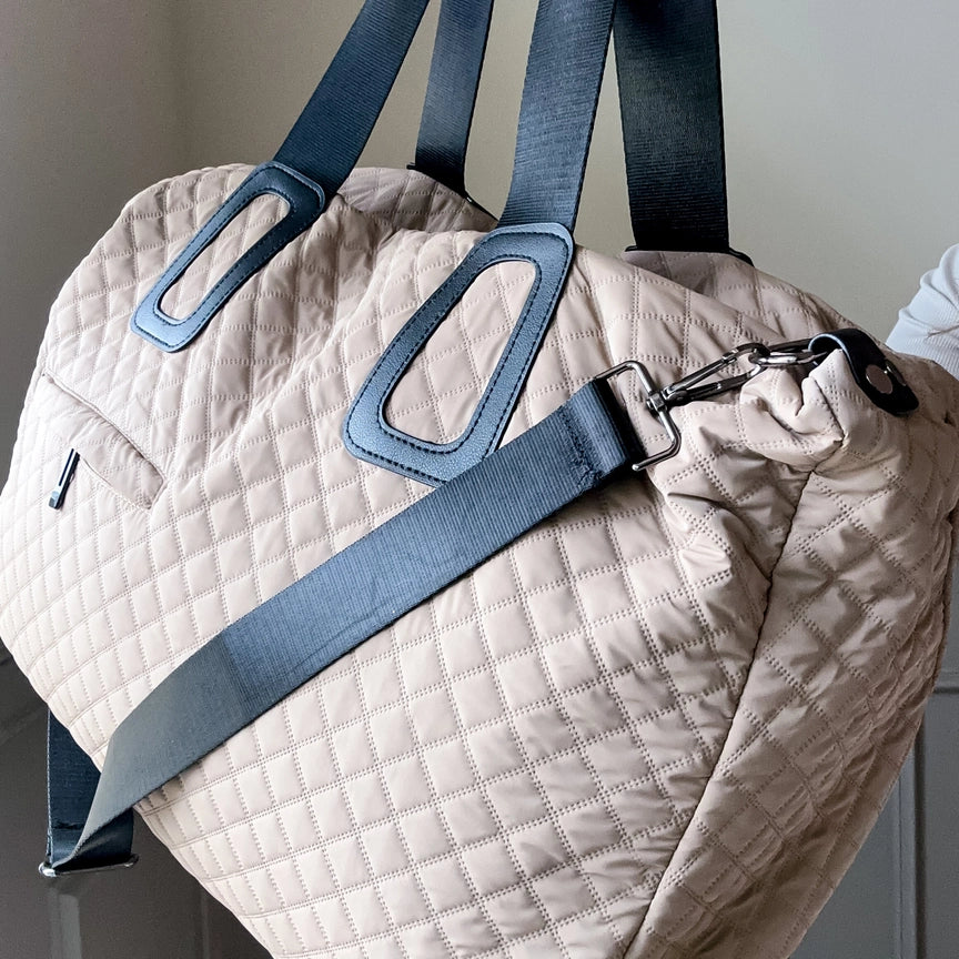 Quilted Weekender Bag