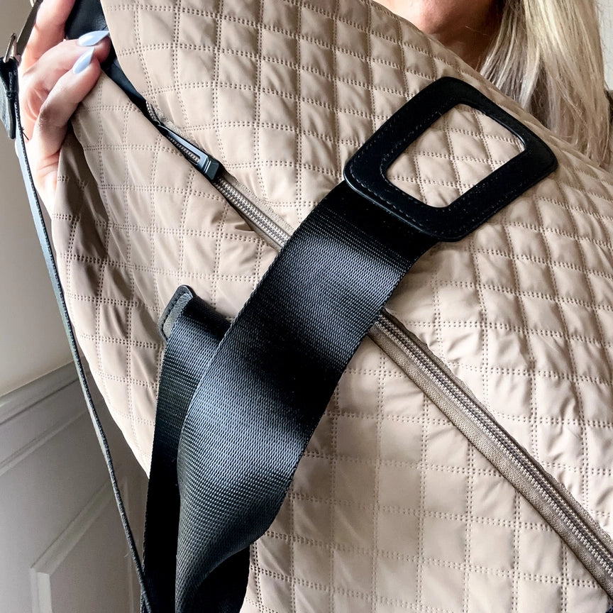 Quilted Weekender Bag