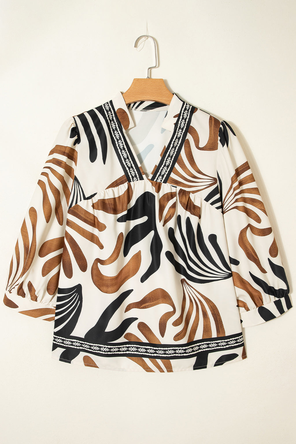 Abstract Print Blouse