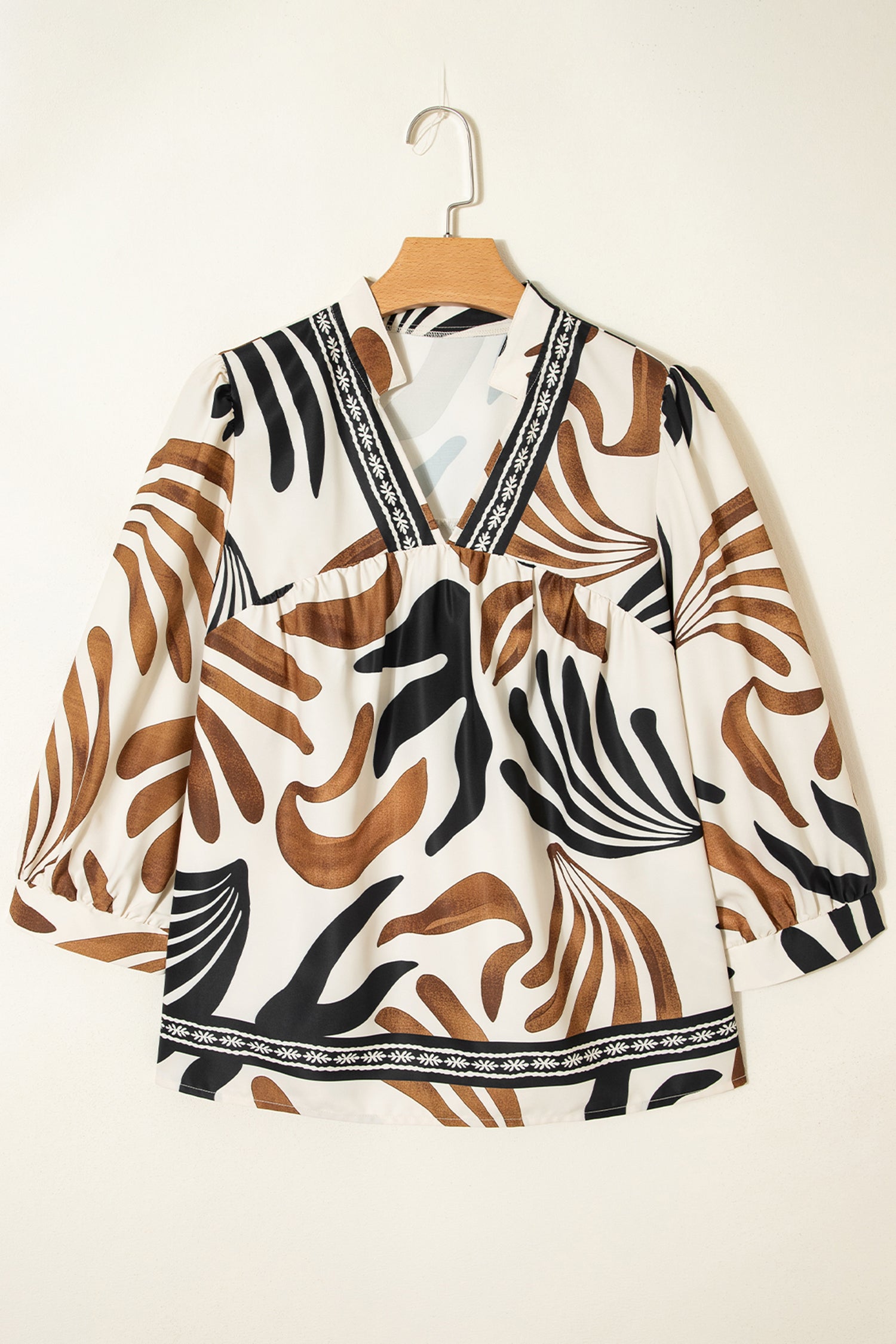 Abstract Print Blouse
