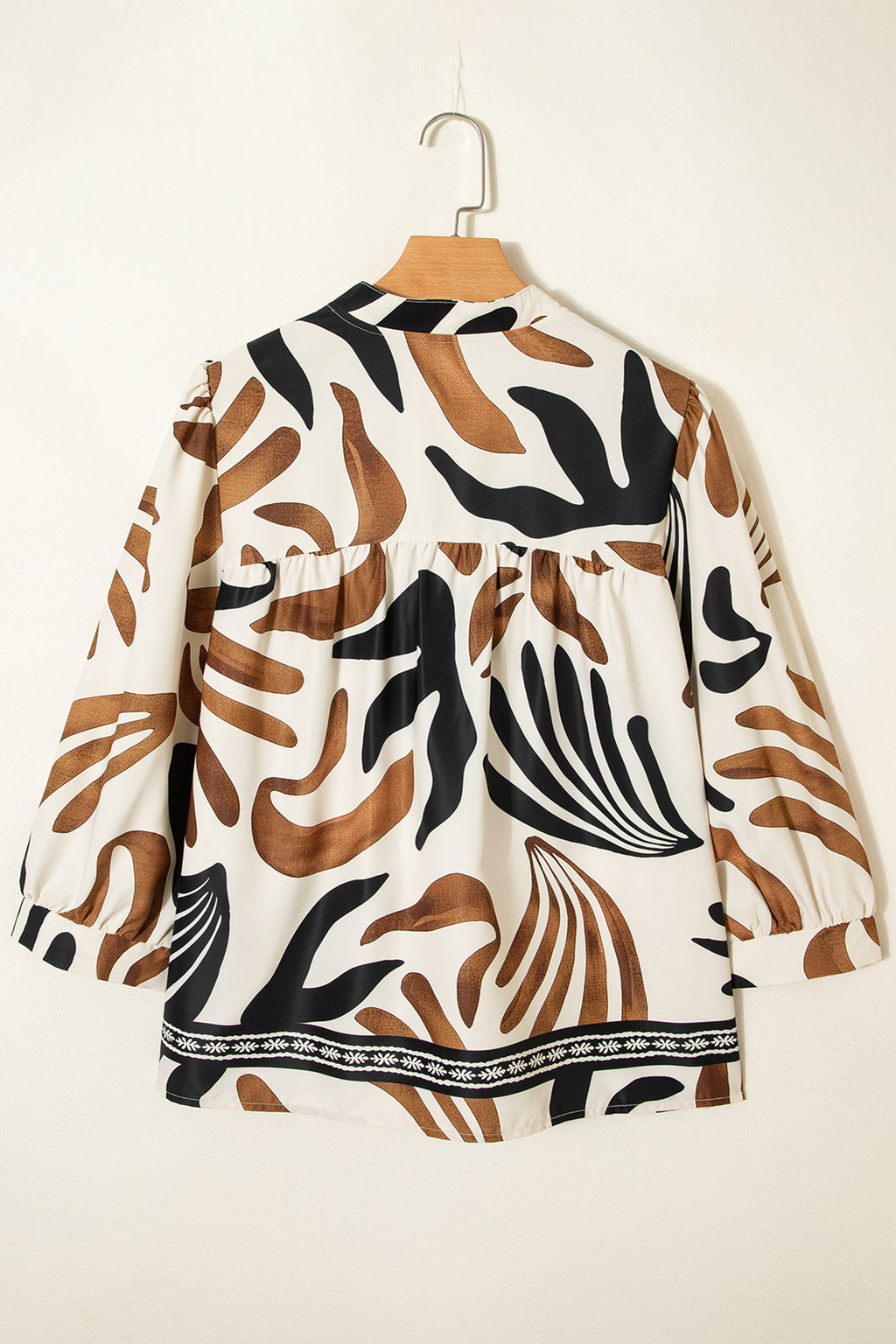 Abstract Print Blouse