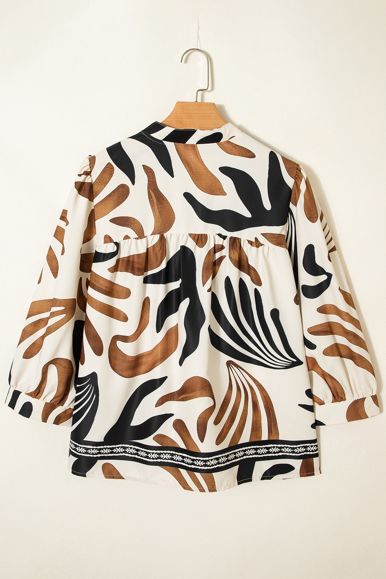 Abstract Print Blouse