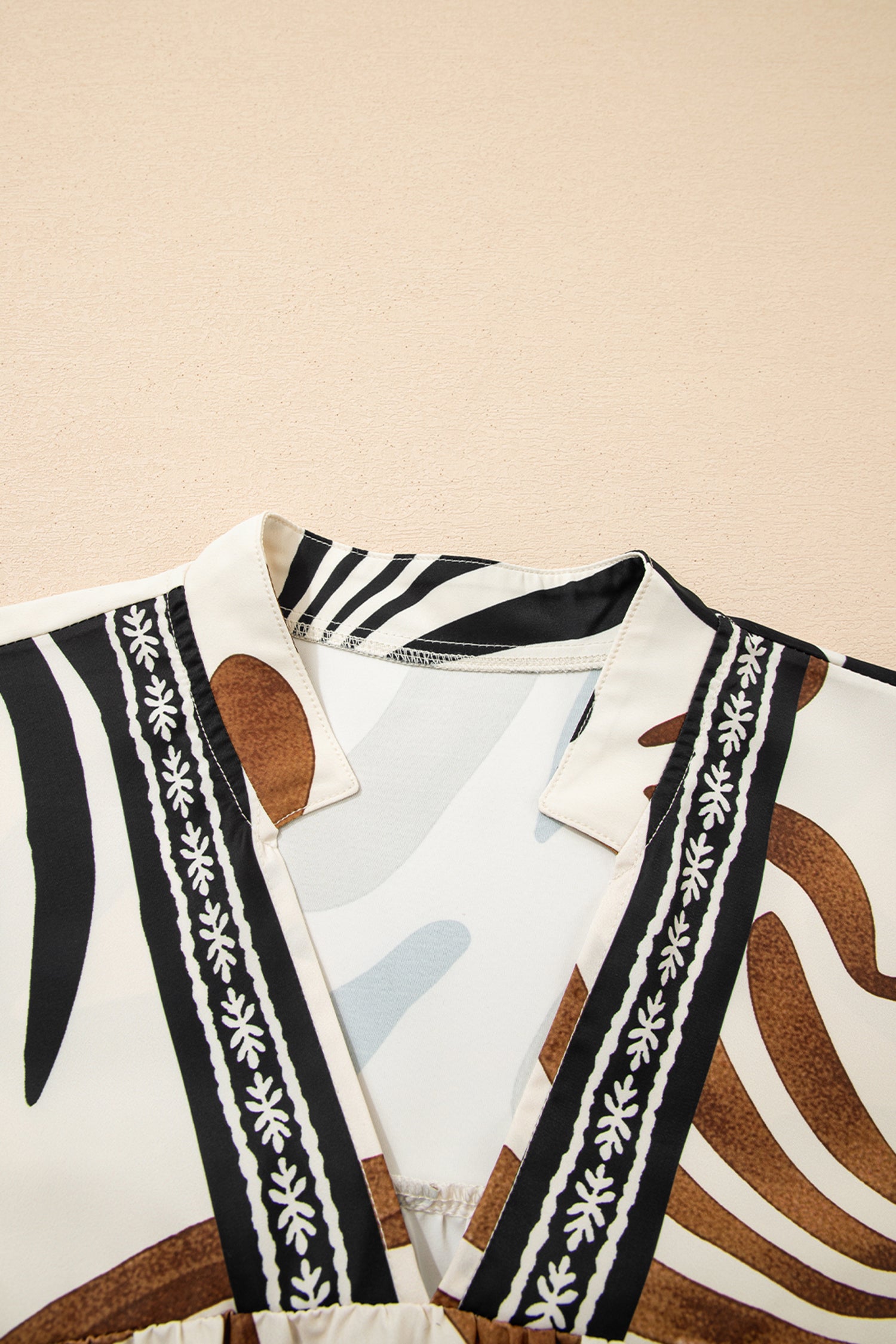 Abstract Print Blouse
