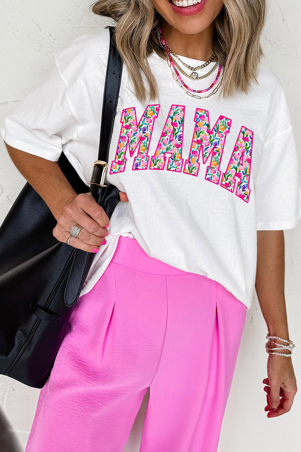 Floral MAMA Tee