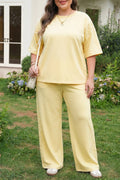 Yellow Cream Eyelet Set *Plus*